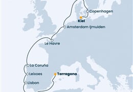 Costa Fascinosa - Německo, Dánsko, Nizozemí, Francie, Španělsko, ... (z Kielu)