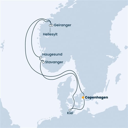 Trasa plavby CFI-CPH07188