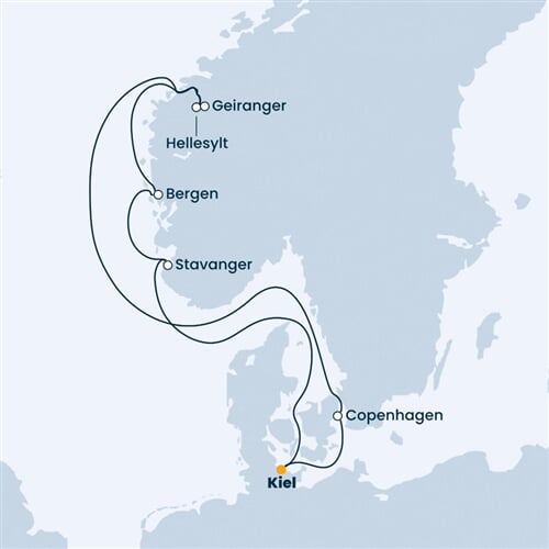 Trasa plavby CFI-KEL07029