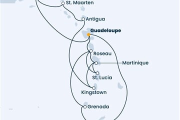 Costa Fascinosa - Nizozemské Antily, Trinidad a Tobago, Dominika, Panenské o. (britské), Sv.Vincenc a Grenadiny (Pointe-a-Pitre)