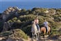 Jízda na koni, Chia, Sardinie