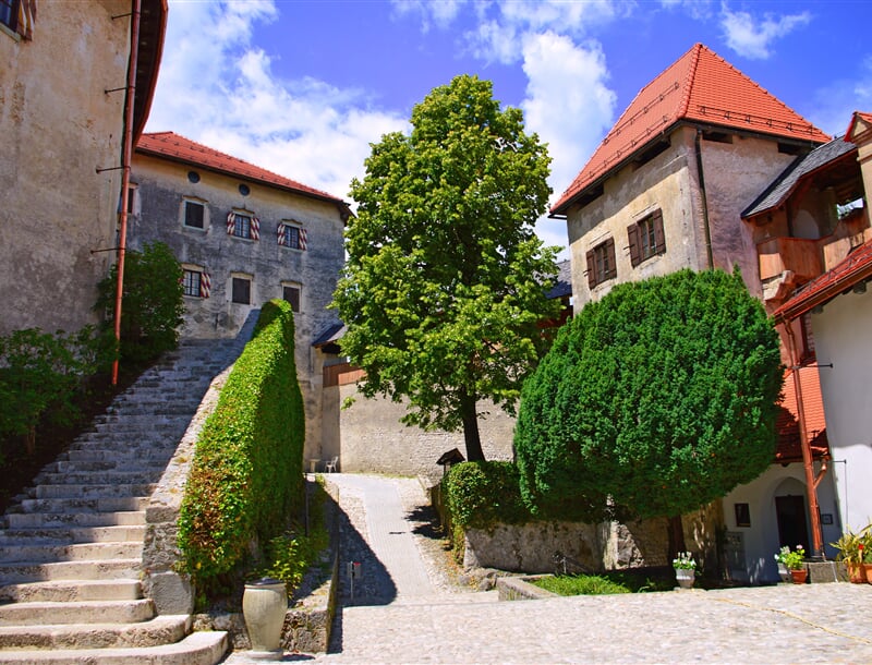 Hrad Bled ve Slovinsku