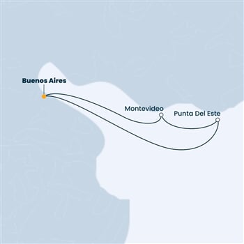 Trasa plavby CFO-BUE03082