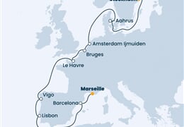 Costa Fortuna - Francie, Španělsko, Portugalsko, Belgie, Nizozemí, ... (z Marseille)