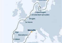 Costa Fortuna - Švédsko, Dánsko, Nizozemí, Belgie, Francie, ... (ze Stockholmu)