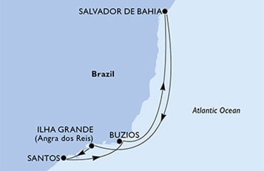 MSC Seashore - Brazílie