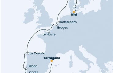 Costa Firenze - Španělsko, Portugalsko, Francie, Belgie, Nizozemí, ... (Tarragona)