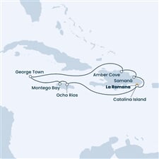 Costa Pacifica - Dominikán.rep., Jamajka, Kajmanské o. (z La Romana)