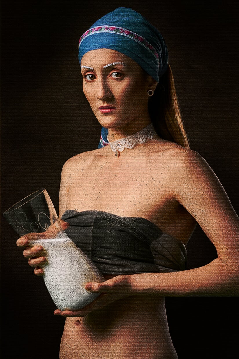 Demo-paleta Portrét - Dáma s perlami