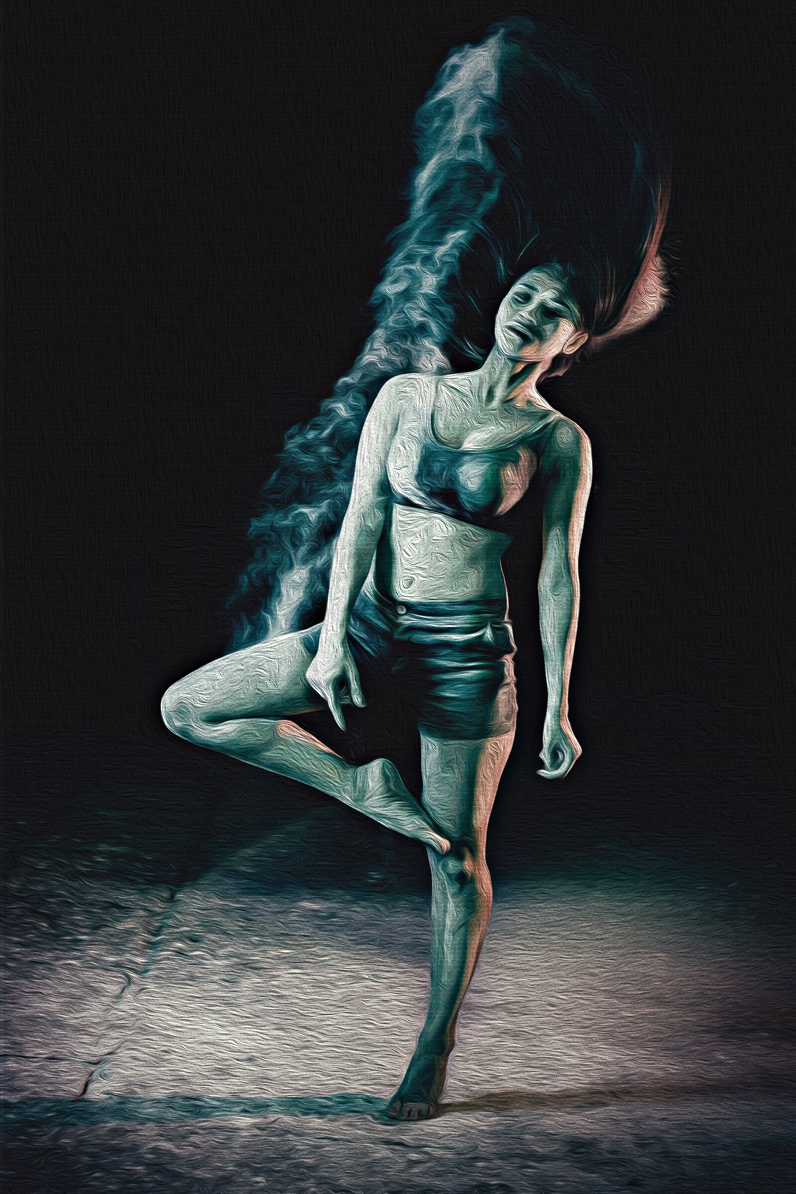 Demo-Paleta: Tanečnice, 140 × 90 cm