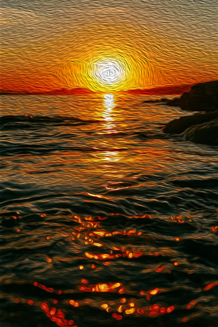 Demo-paleta Slunce v moři
