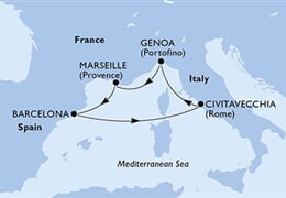 MSC Magnifica - Francie, Španělsko, Itálie (z Marseille)