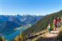 Turistika kolem vrcholu Rofanspitze s výhledem na jezero Achensee - zájezdy do Rakousko