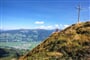 Vrcholový kříž na hoře Spieljoch - zájezdy s pohodovou turistikou do Rakouska