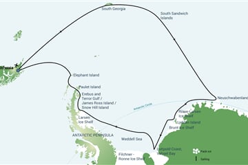 Remote Weddell Sea Explorer incl. South Georgia – South Sandwich Islands – Neuschwabenland - Vahsel Bay – Larsen Ice Shelf – Paulet and Devil Island – Elephant Island (m/v Janssonius)