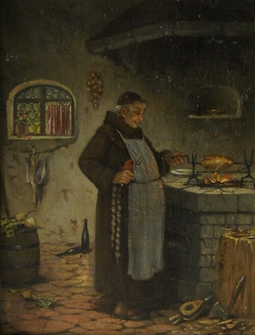 Mnich - kuchař