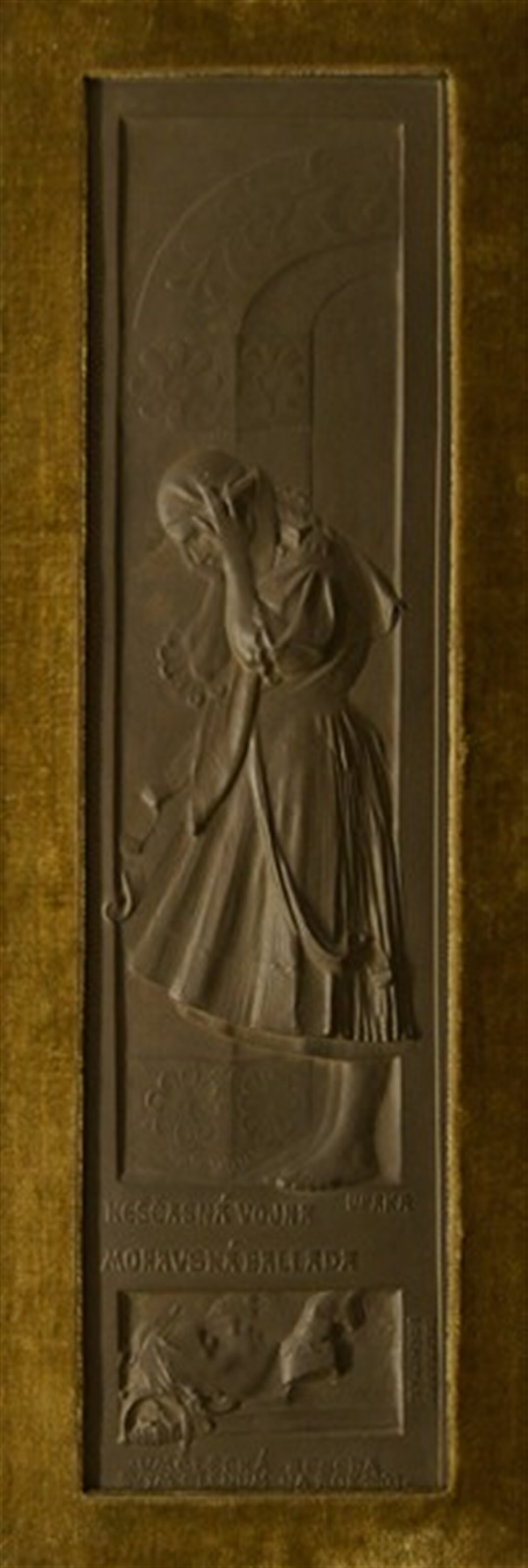 František Uprka: Neščasná vojna, 67 × 23 cm