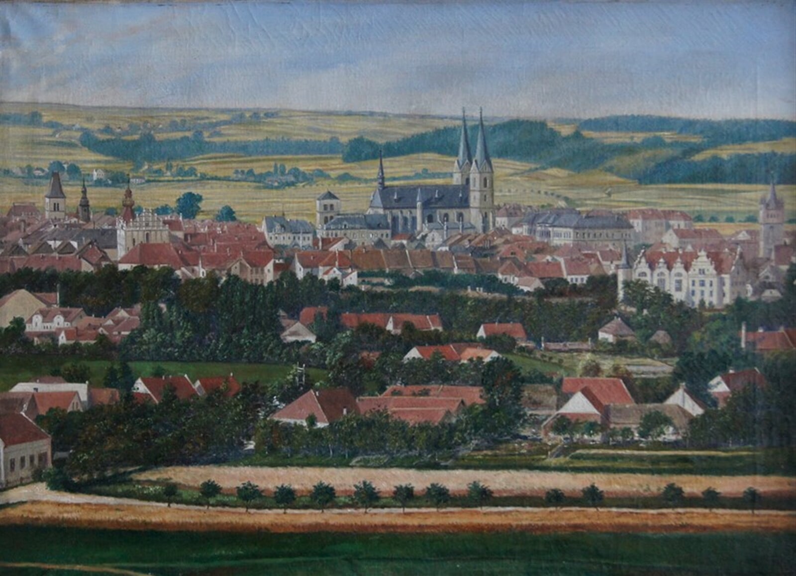 Václav Prágr: Vysoké Mýto, 44 × 61 cm