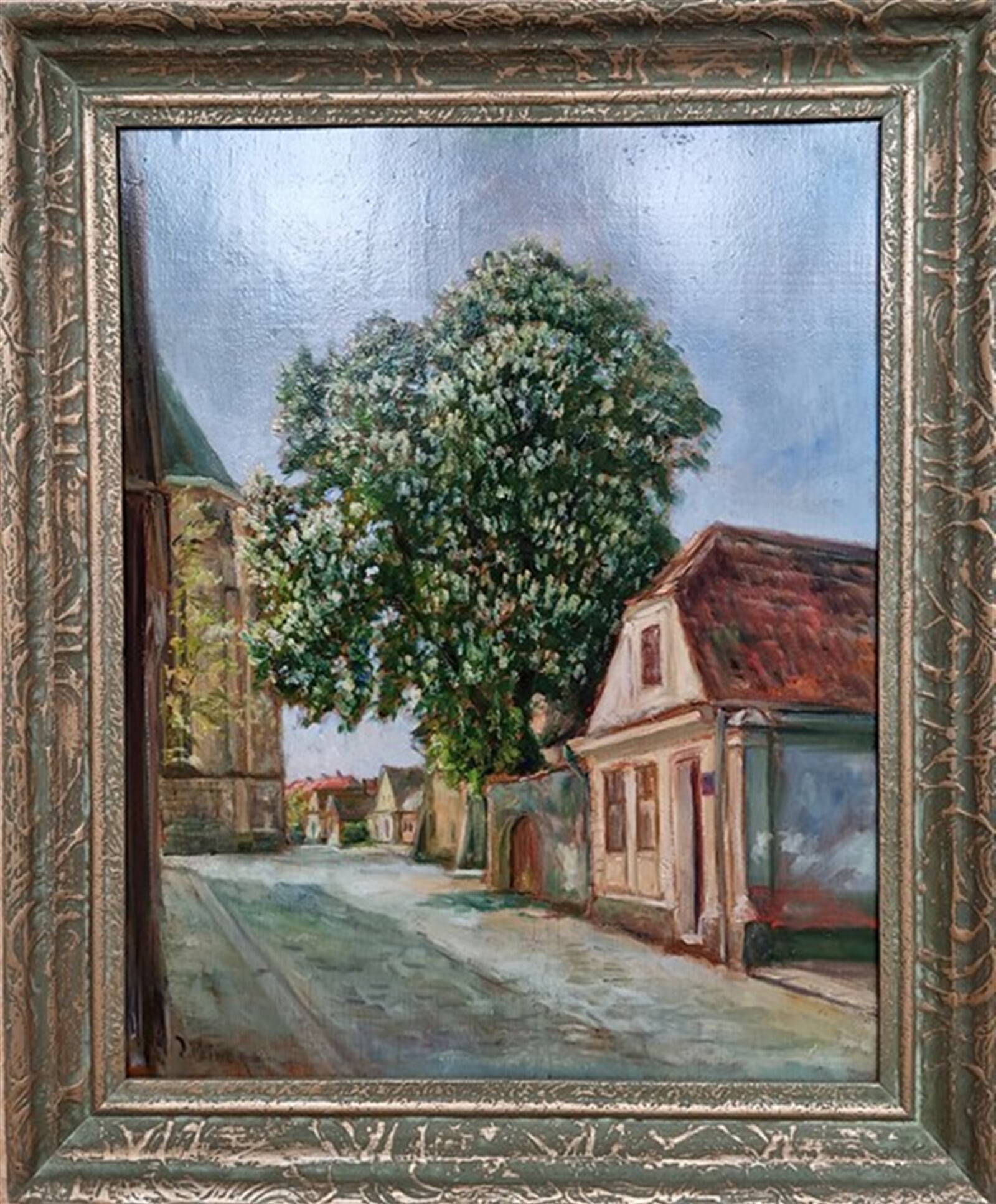Václav Peřina: Náměstí Vaňorného, 55 × 43 cm