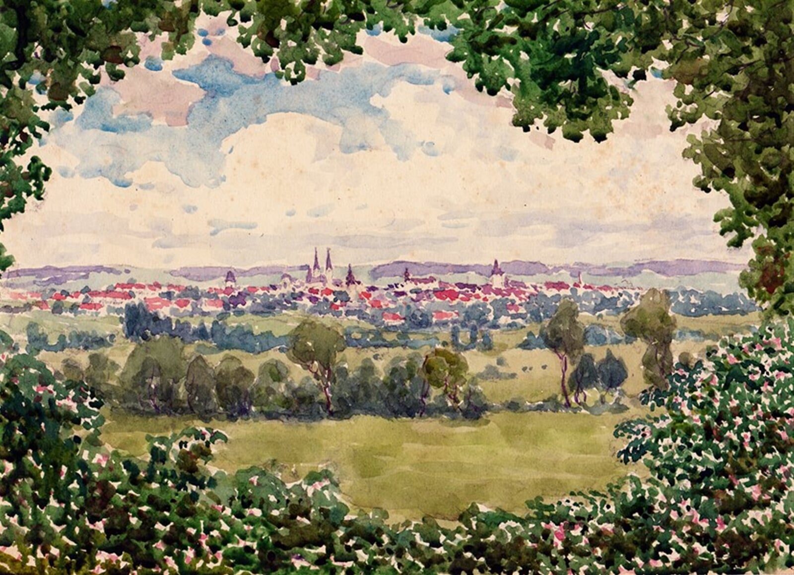 Jan Honsa: Vysoké Mýto, 20 × 30 cm