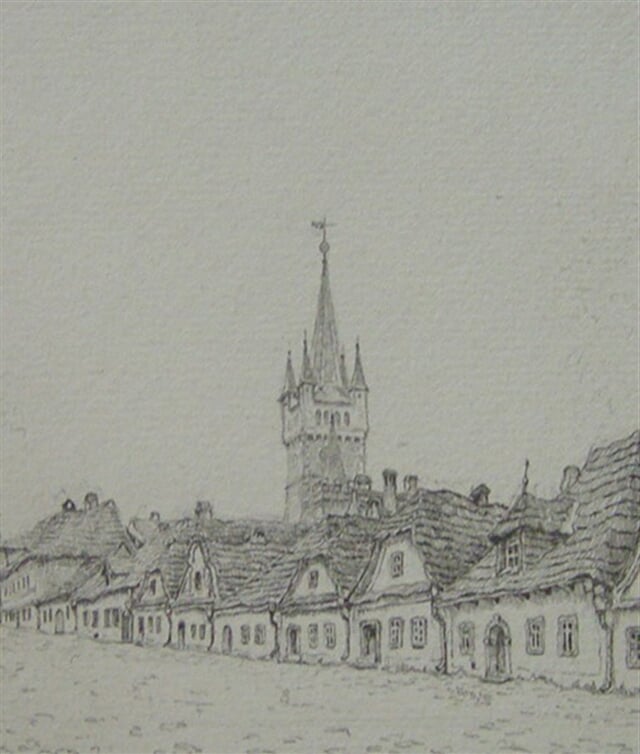 Pražská věž z Tyršova náměstí