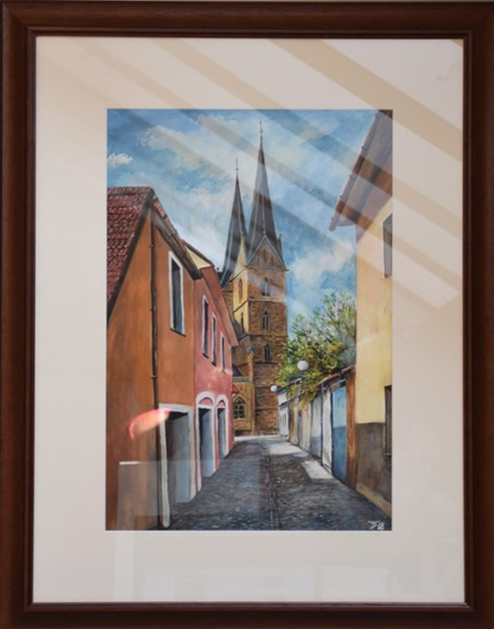Tomáš Diblík: Andělská ulička, 47 × 32 cm