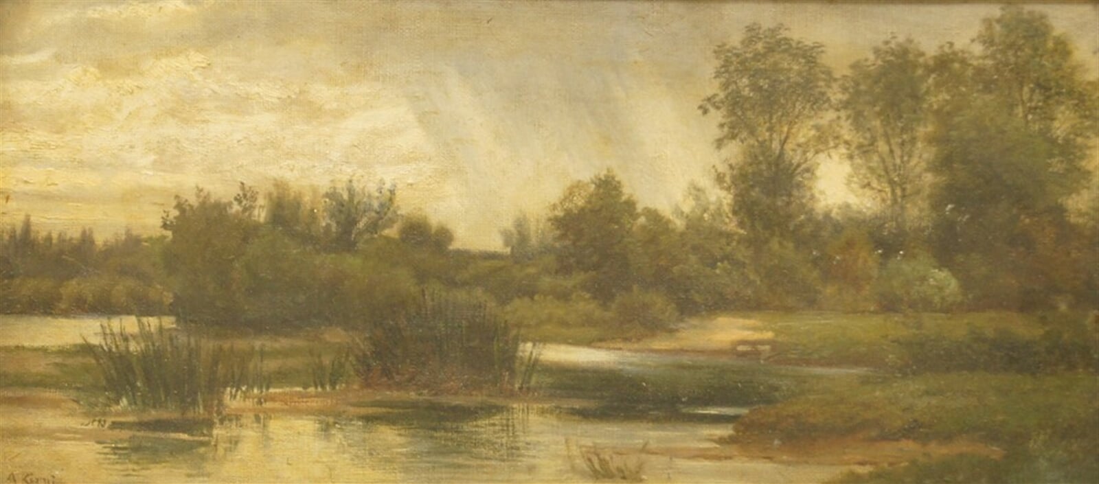 Alois Kirnig: Rameno Labe , 18 × 36 cm