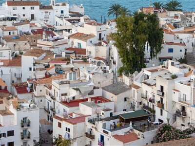 ibiza, spain, roofs