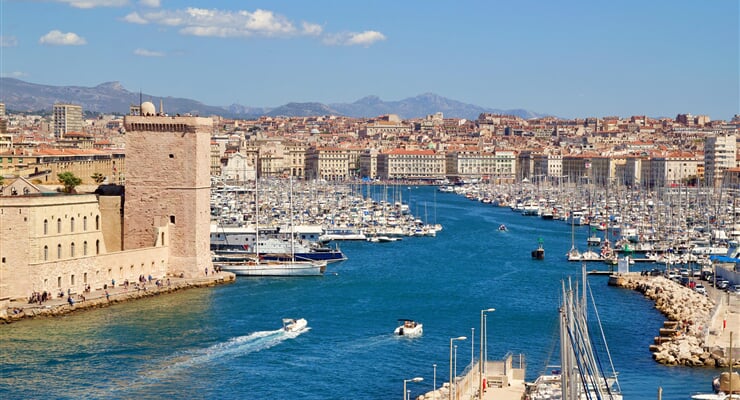 Přístav Marseille, Francie