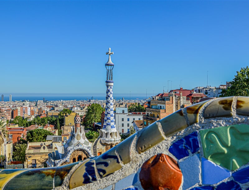 Španělsko - gaudi, park güell, barcelona