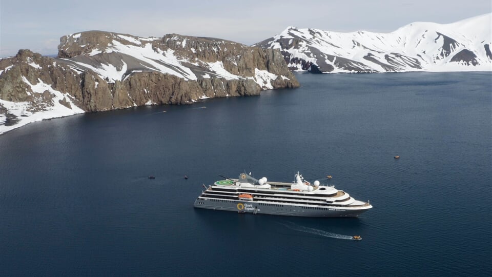 World Explorer Exterior  Antarctica Drone Credit Drone pilot   Guillaume Marion   HQ Pilots (1)