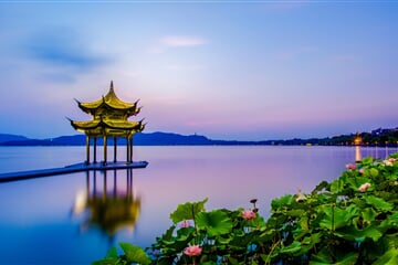 west lake, pagoda, lake