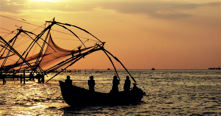 sunset, india, evening sky