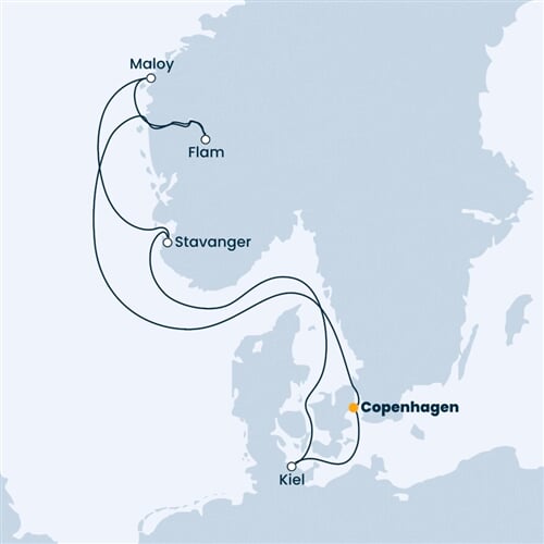 Trasa plavby CFI-CPH07193