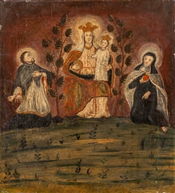 Madona s Ježíškem a dvěma světci