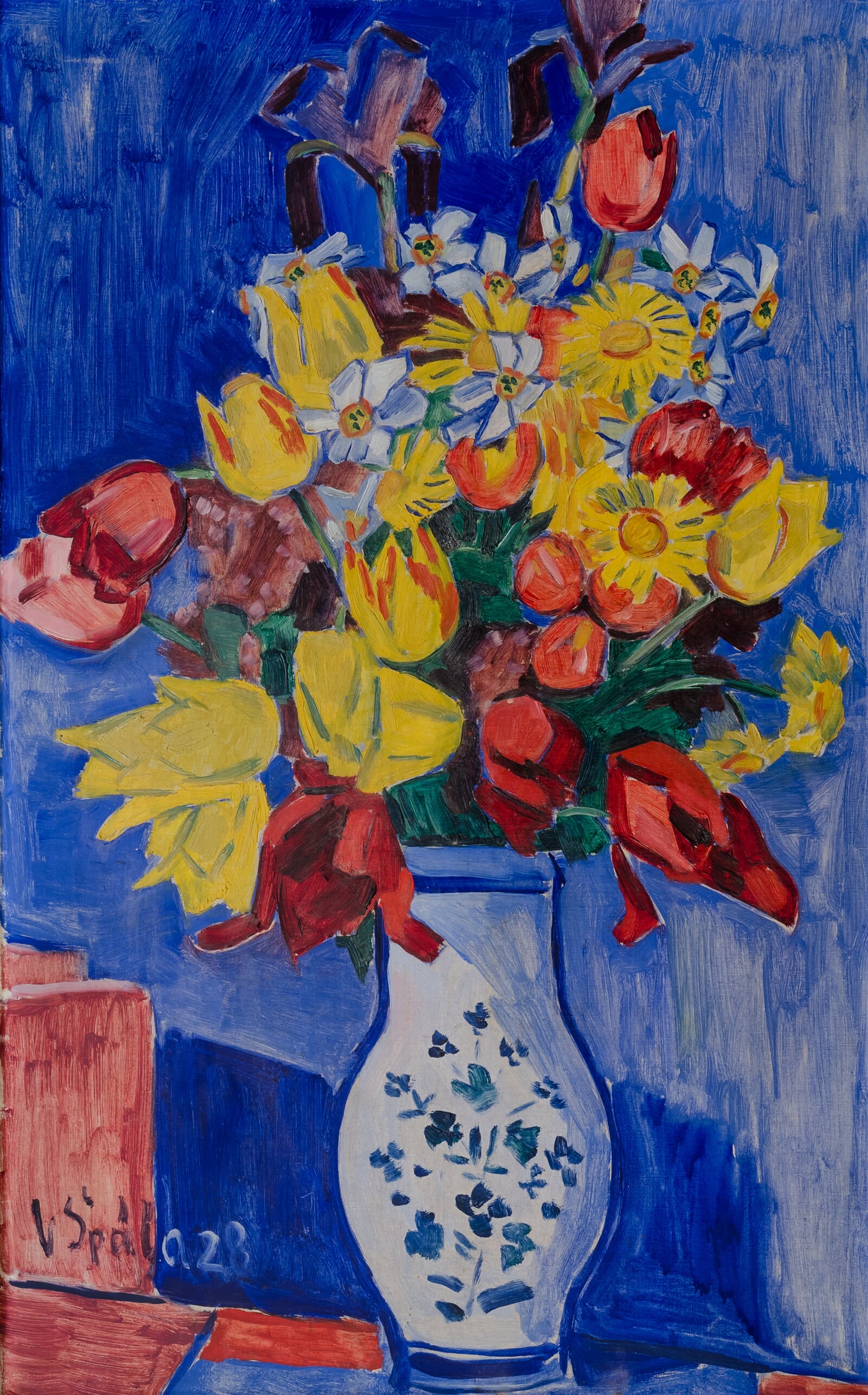Václav Špála: Kytice, 95 × 60 cm