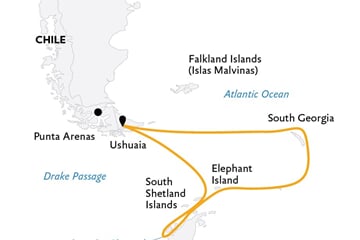 South Georgia and Antarctic Peninsula: Penguin Safari (Ocean Diamond)