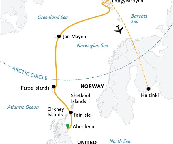 Arctic Saga: Exploring Spitsbergen via the Faroes and Jan Mayen (Ocean Adventurer)
