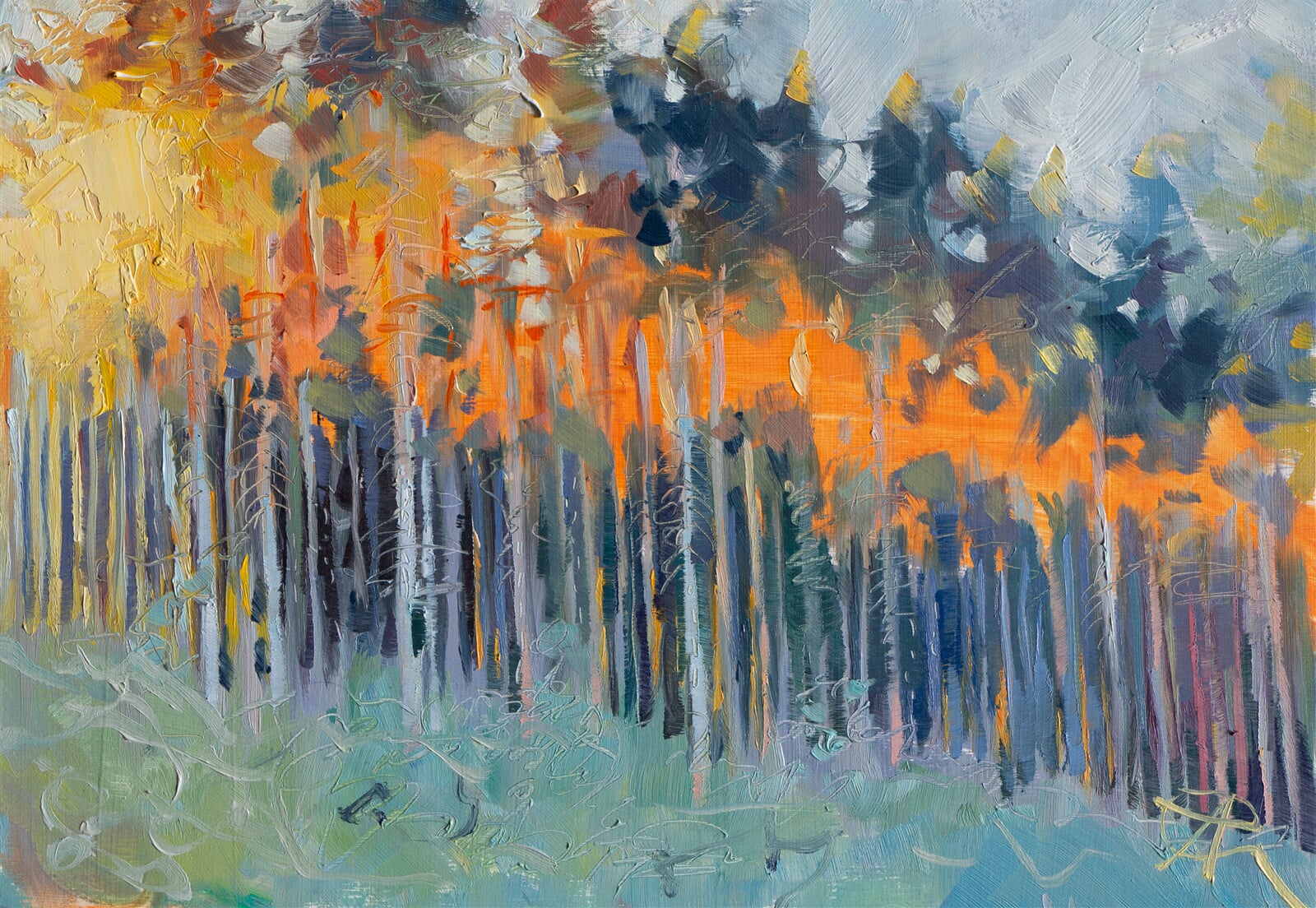 Adéla Topolová: Světelná dráha, 20 × 29 cm