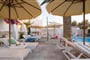 Hotel Beach Boutique: fotografie vybavení exteriérů a interiérů ubytování.