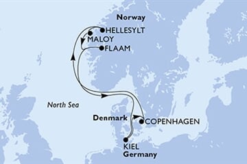 MSC Euribia - Německo, Dánsko, Norsko (z Kielu)