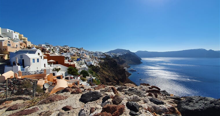 santorini, oia, řecko