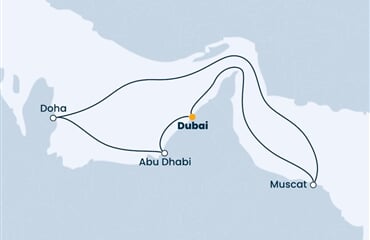 Costa Toscana - Arabské emiráty, Katar, Omán (z Dubaje)
