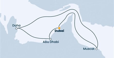 Costa Toscana - Arabské emiráty, Katar, Omán (z Dubaje)