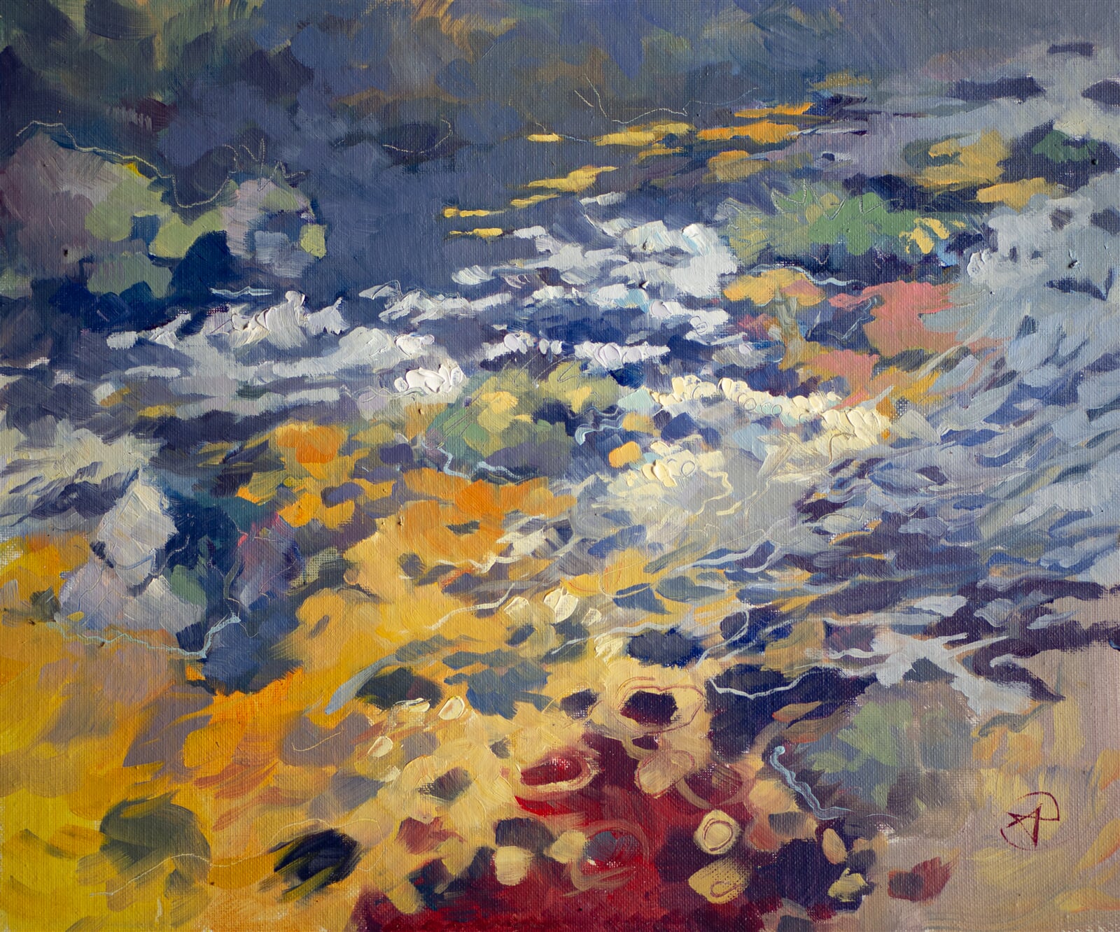 Adéla Topolová: Proudy, 25 × 30 cm