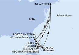MSC Meraviglia - USA, Bahamy (z New Yorku)