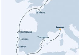 Costa Fascinosa - Nizozemí, Francie, Španělsko, Portugalsko, Itálie (IJmuiden)