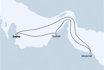 Costa Toscana - Katar, Omán, Arabské emiráty (Dauhá)