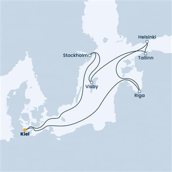 Trasa plavby CFS-KEL09088
