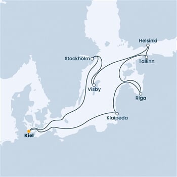 Trasa plavby CFS-KEL09089